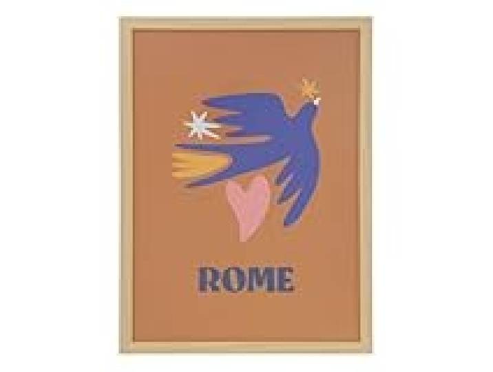 Atmosphera - Affiche encadrée libe 30x40cm Rome