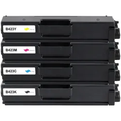 4 XL-Toner kompatibel zu Brother TN-423BK, TN-423C, TN-423M und TN4-23Y