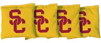 Skip's Garage USC Trojans Yellow Cornhole Bags