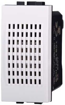 Ettroit Ronzatore Bronzo Compatibile Bticino Livinglight 6a 220v Colore Bianco