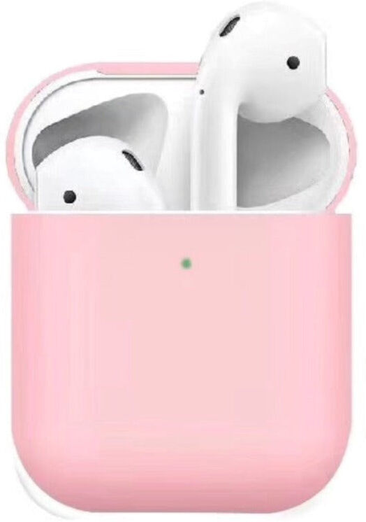 TABLETCOVERS.DK Apple AirPods (1. & 2. gen.) Ultra Tyndt Silikone Cover - Lyserød