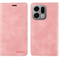 Cover-Discount OPPO Find X9 - Vintage Flip Case (Oppo Find X9), Smartphone Hülle, Rosa