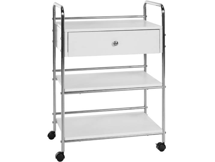 Chariot de service en holz blanc