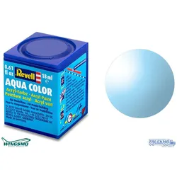 Revell Modellbaufarbe Aqua Color Blau klar 18ml 36752
