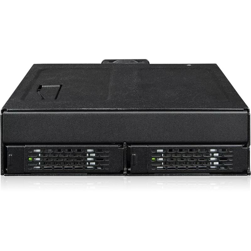 Icy Dock ToughArmor 2x 2.5" PCIe 4.0 NVMe U.2 to 1x SlimSAS in 1x 5.2