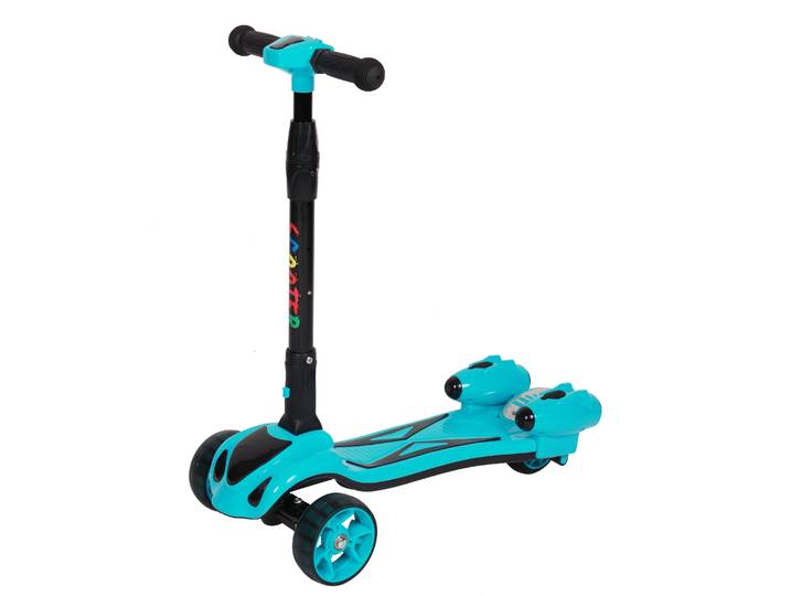 Scooter LED MUSIC Kids türkis