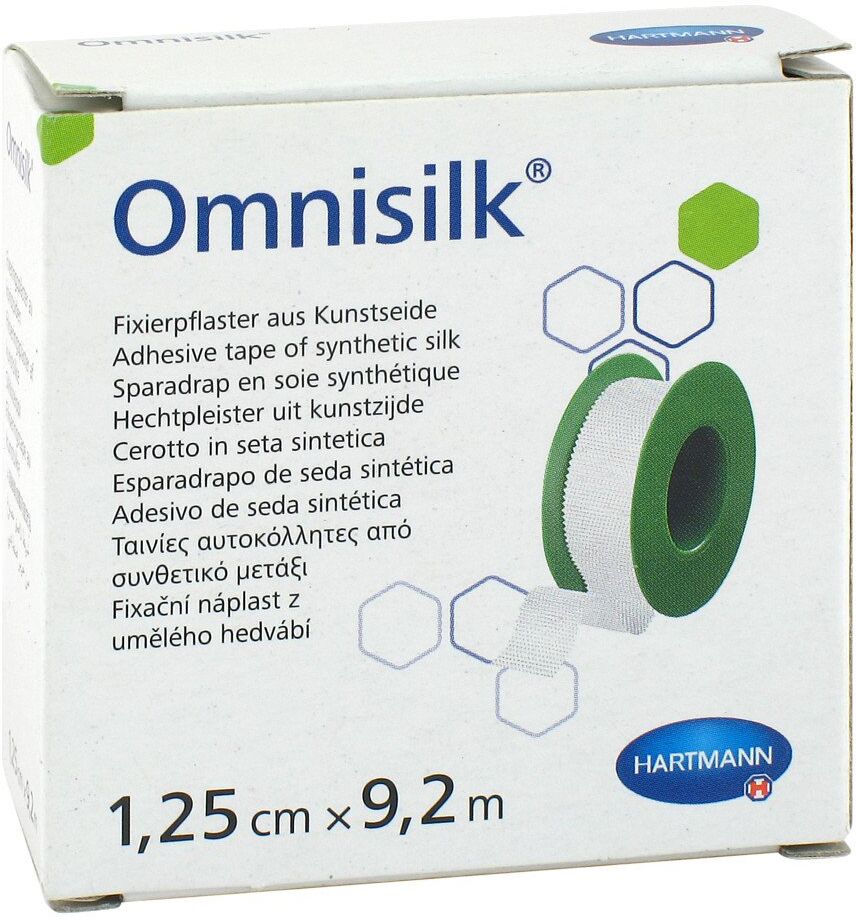 Omnisilk Fixierpflaster Kunstseide 1,25 cmx9,2 m