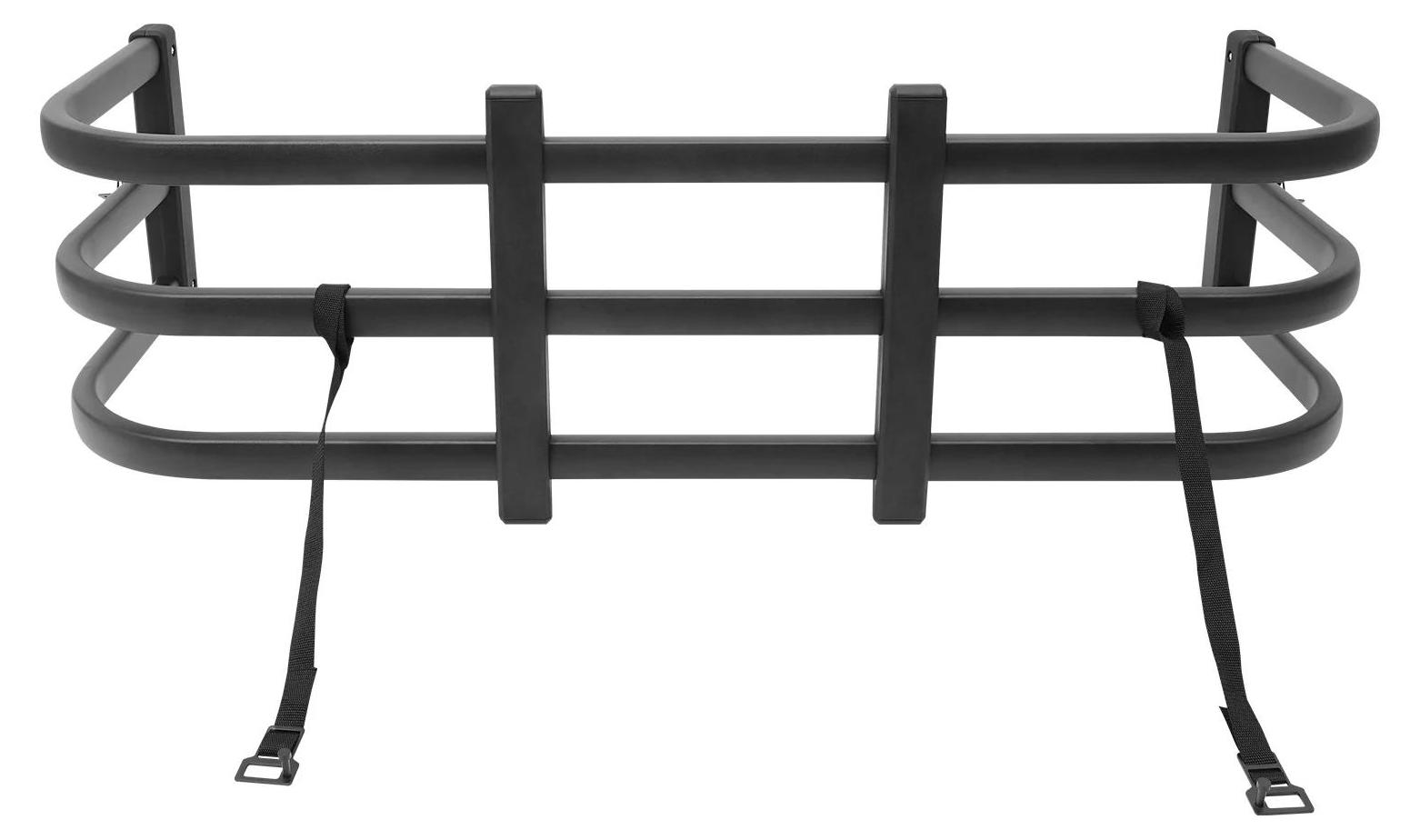 Universaler Pickup-Ladungsverlängerer - Schutzreling - Aluminium - Verstellbar 122-155 cm - Für kleine Pick-up Trucks - Schwarz