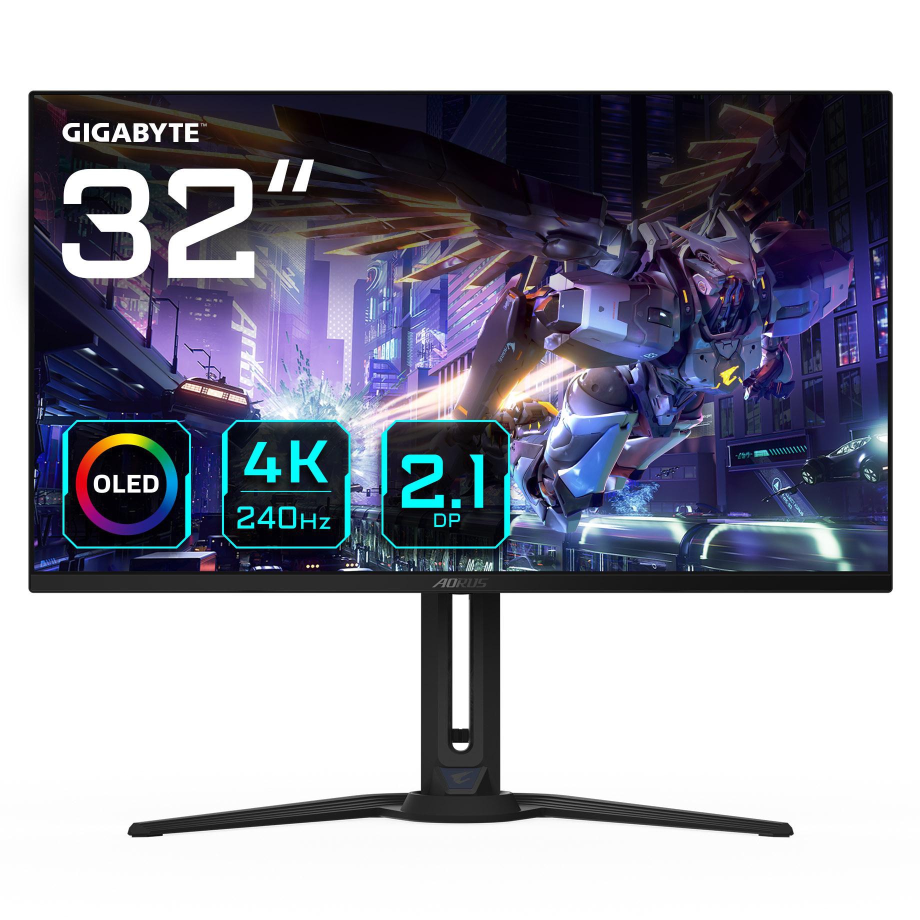 GIGABYTE AORUS FO32U2P 31.5 Zoll 4K (UHD) OLED Panel 16:9 240 Hz Gaming Monitor