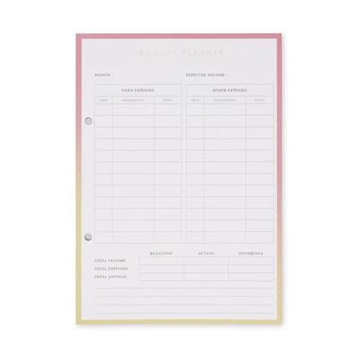 Budget-Planer A5, Pink Matcha