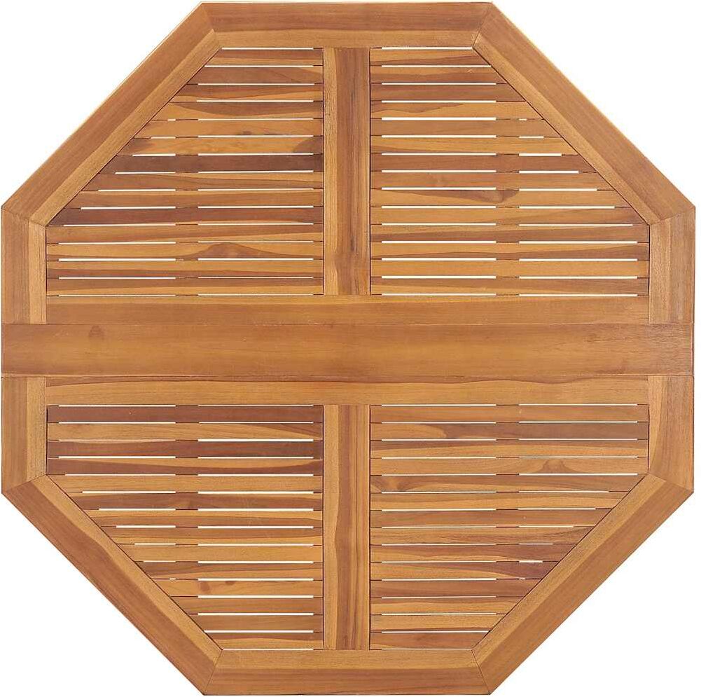 vidaXL Table à dîner de jardin pliable 110x110x75 cm Teck massif