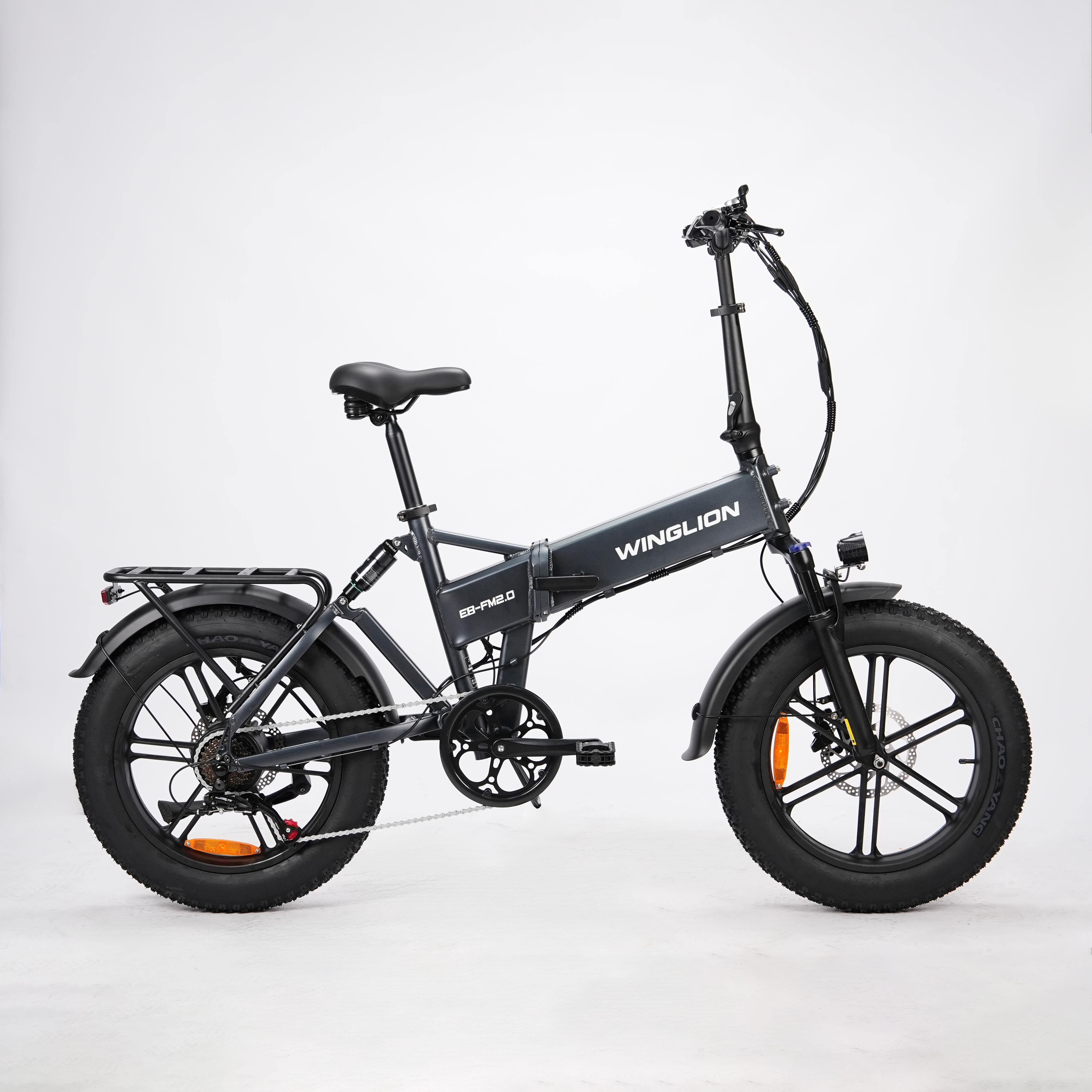 EB-FF2.0 faltbares Elektrofahrrad, 250W, 48V 15Ah, Reichweite 100 km, grau