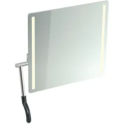 HEWI LED-Kippspiegel, Verbundspiegel, anthrazitgrau