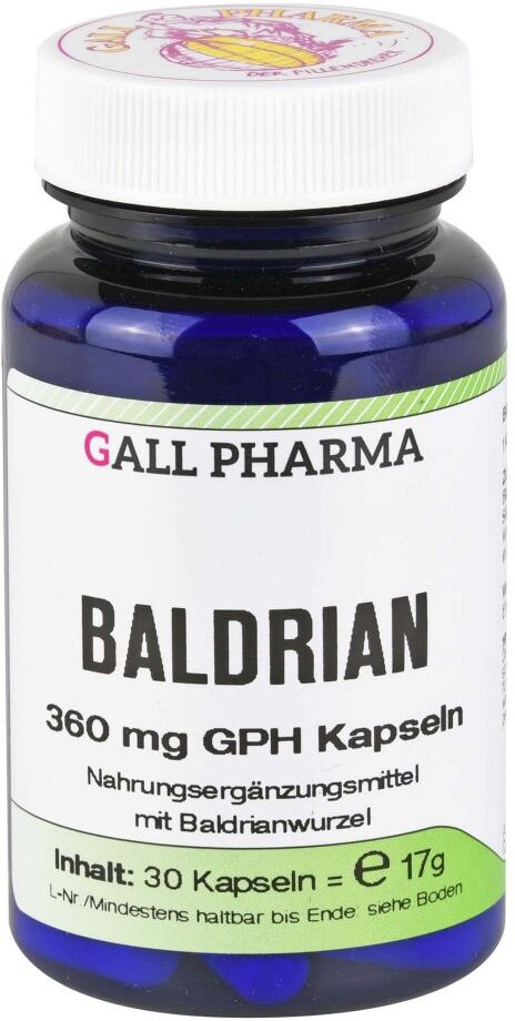 Gall Pharma Baldrian 360 mg Gph Kapseln 30stk