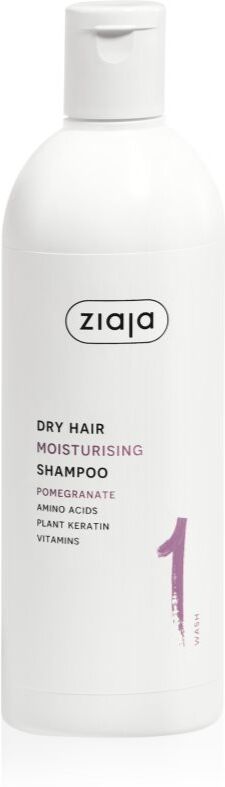 Ziaja Plant Essentials Pomegranate shampoing hydratant pour cheveux secs 400 ml