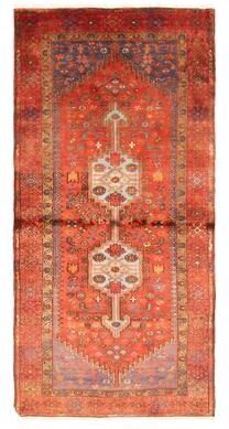 ECARPETGALLERY Hand-knotted Konya Anatolian Red Wool Rug - 3'3 x 6'9
