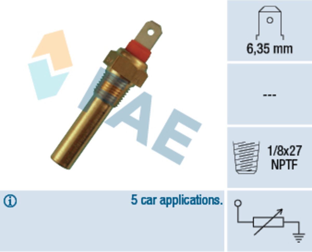 Fae Sensore, temperatura del liquido di raffreddamento 31640