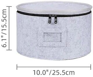 Inspire Select Felt Kitchen Storage Organizer Portable Dish, Cup, Spoon & Tableware Holder Travel Storage Bag l
