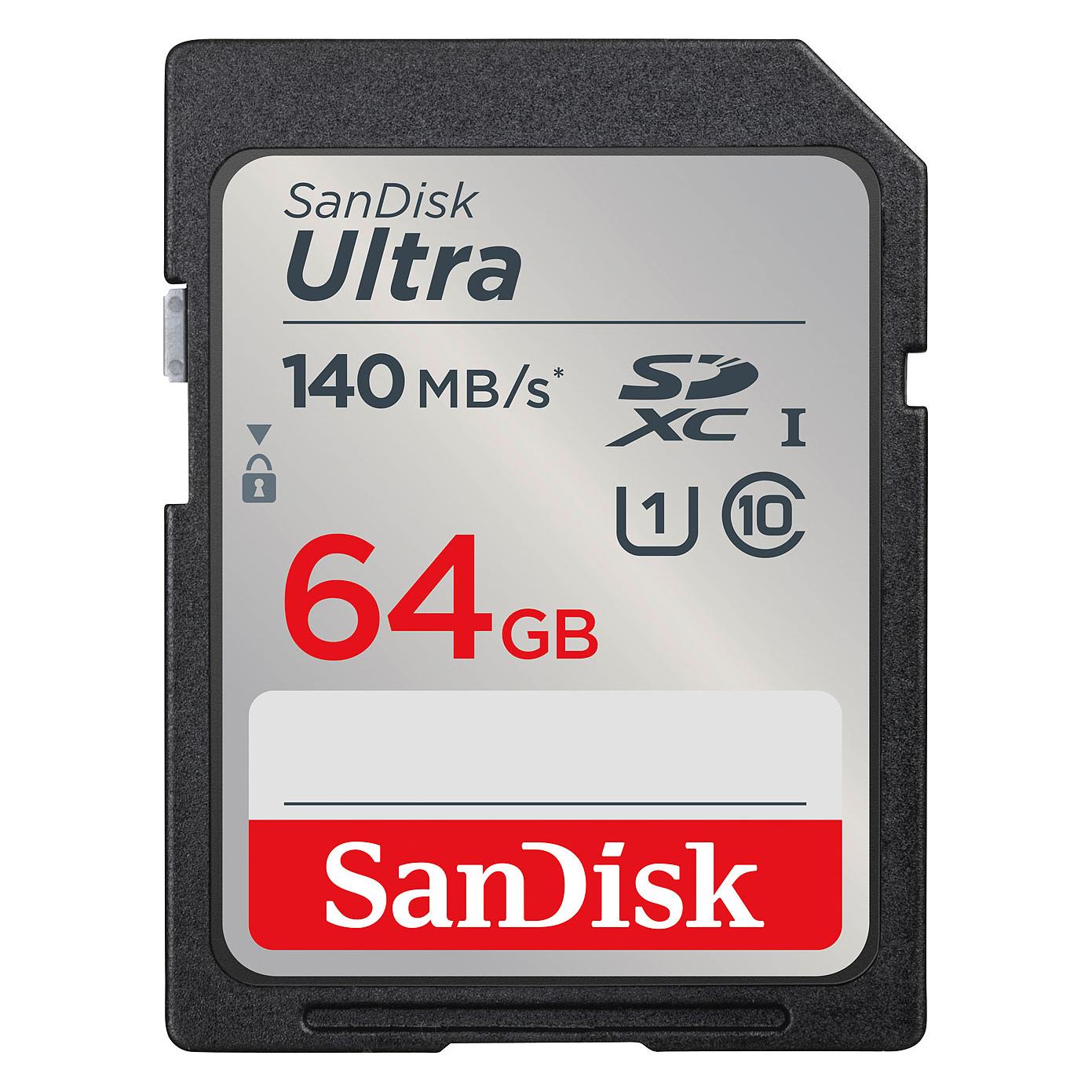 Sandisk Ultra (64 GB, SDXC, U1, UHS-I) (SDSDUNB-064G-GN6IN)