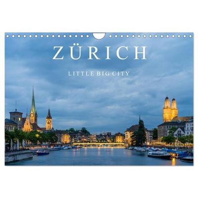 ZÜRICH - Little Big City (Wandkalender 2026 DIN A4 quer), CALVENDO Monatskalender