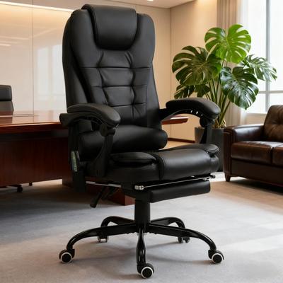 Kodotan sofa Massaging Office Desk Chair, Massage Office Chair High Back with Lumbar Support, Footrest