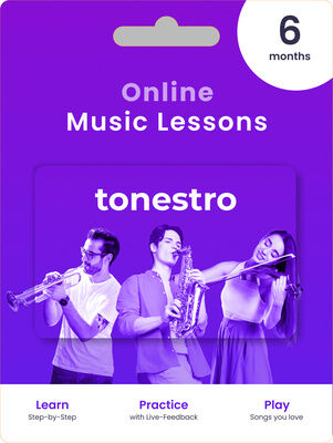 tonestro Online Music Lessons 6 Months