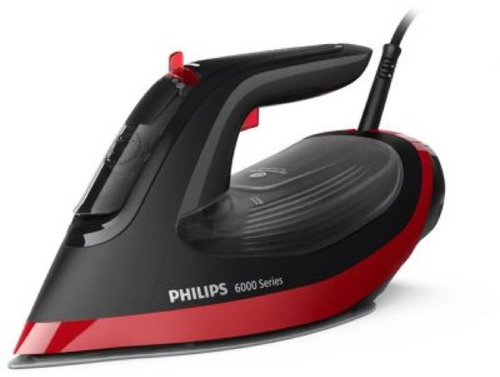 Philips - Fer À Repasser Dst6130/40 Fer À Vapeur Série 6000 Noir/Rouge, 2600w