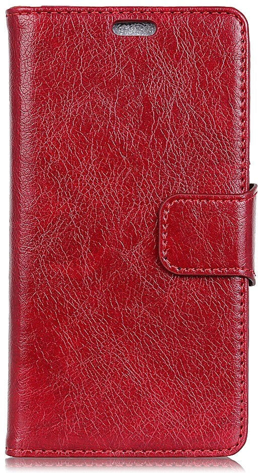 INCOVER Samsung Galaxy S10e Klassisk Læder Cover m. Pung Rød
