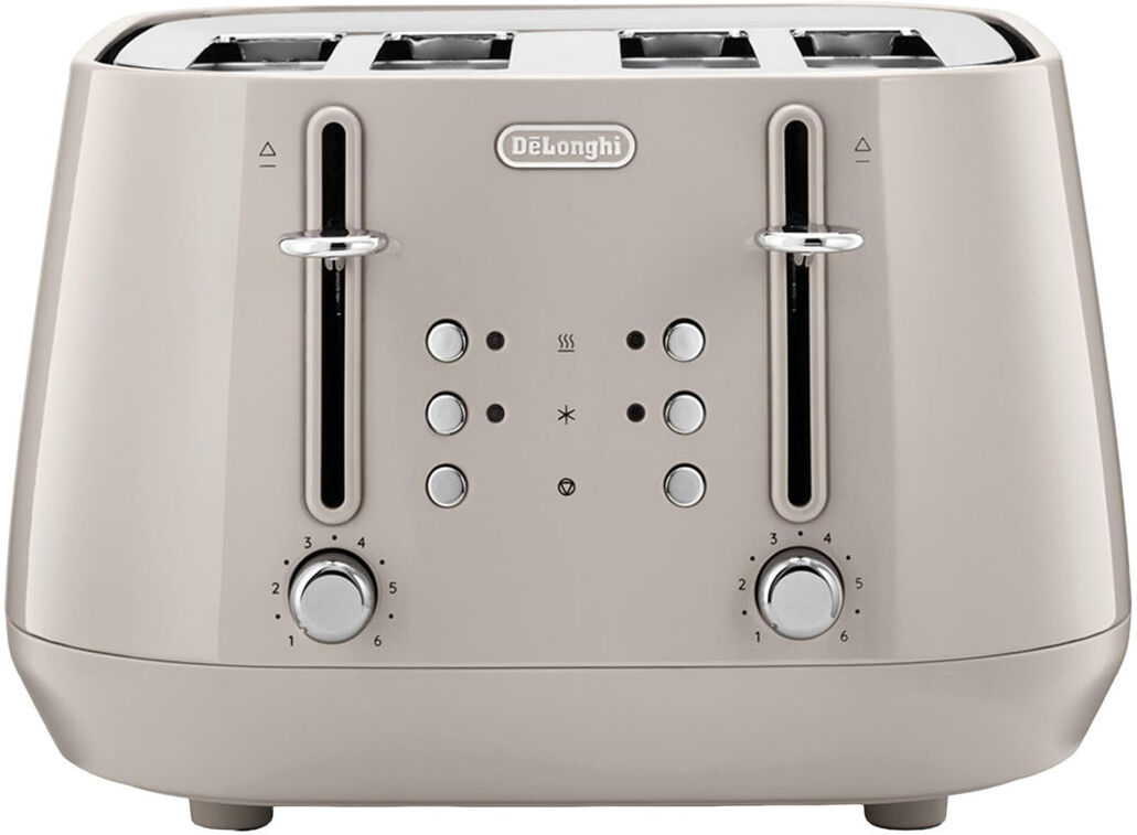 DeLonghi Eclettica 4 Slot Toaster Cream 4