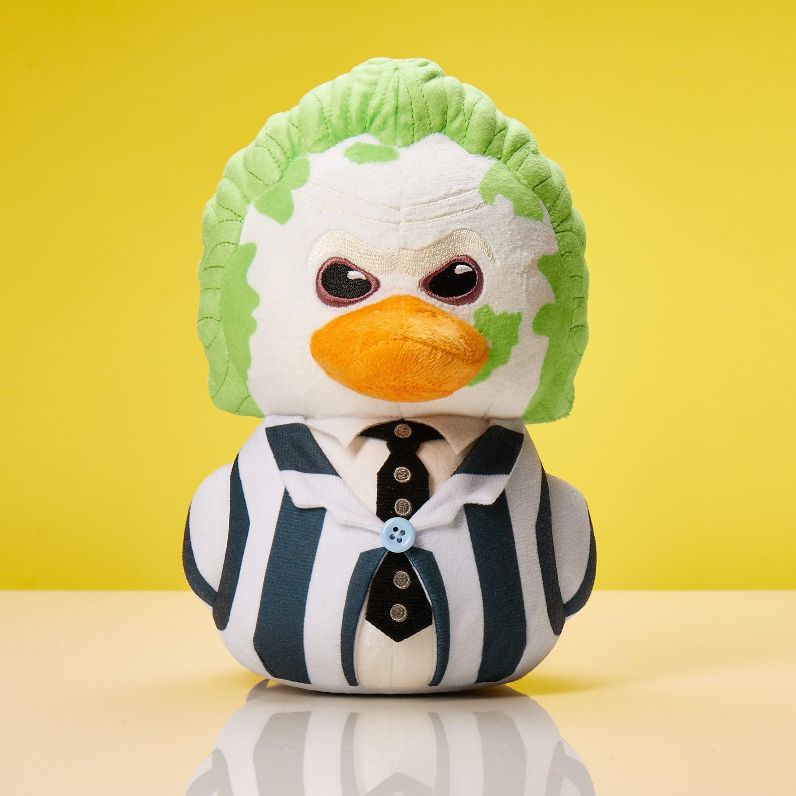 TUBBZ Beetlejuice verzamelbare rubberen eend met pluche details