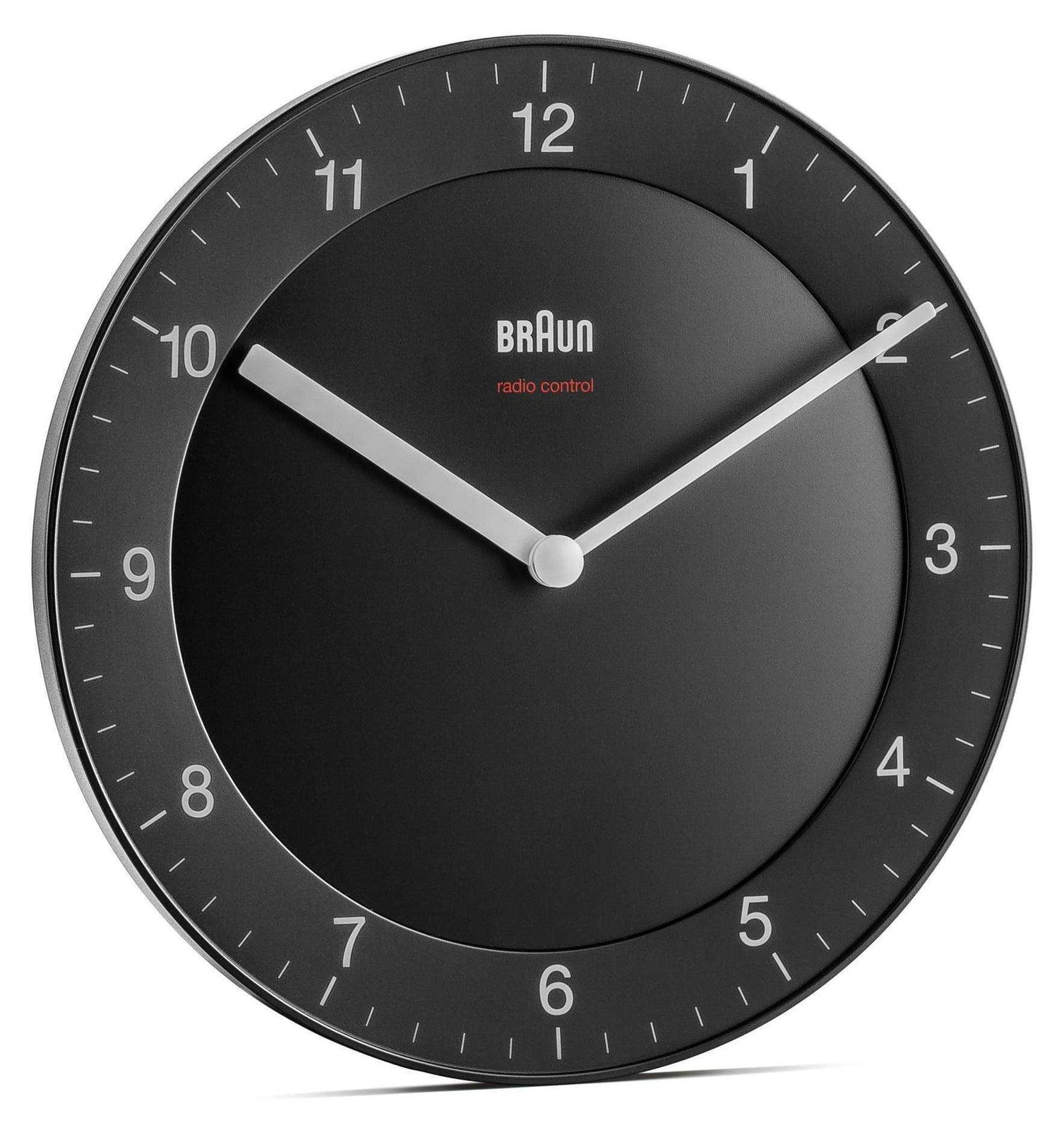Braun BC 06 B-DCF draadloze wandklok, zwart