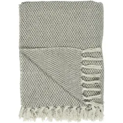 Plaid creme/leinenfarbig Karomuster