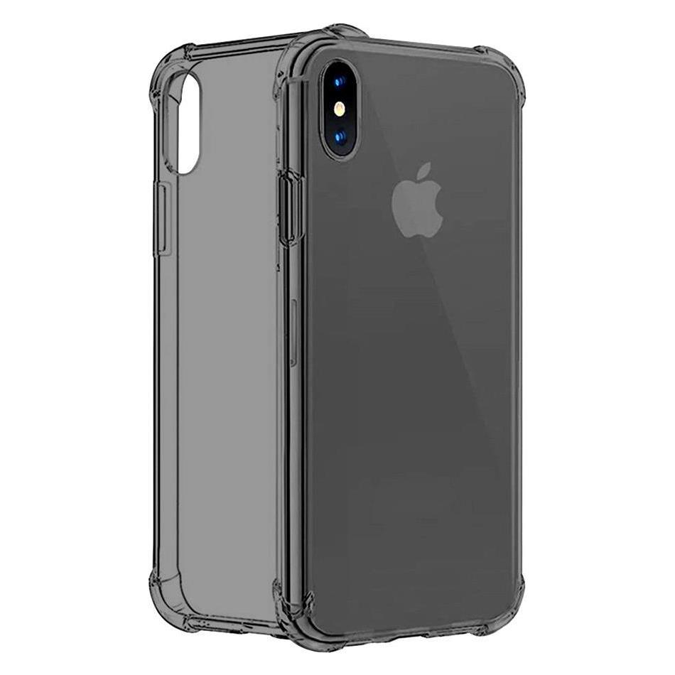 cyoo Four Coners Silikon Cover Handyhülle - Apple iPhone XS Max - Transparent (Apple iPhone XS Max) (CY120354)