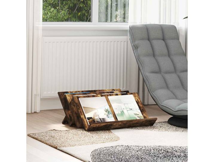 vidaXL Magazinregal Räuchereiche 65 x 53 x 28,5 cm Holzwerkstoff