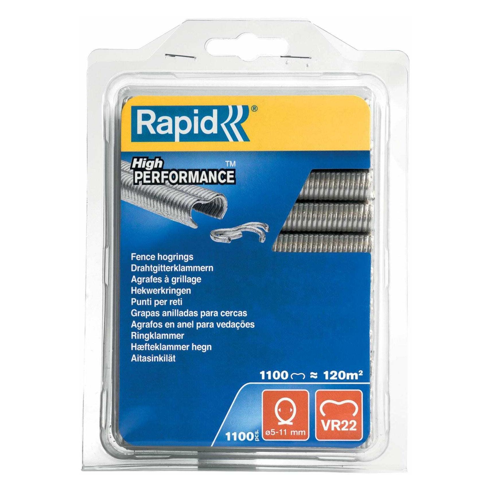 Rapid VR22 Ringklammern galvanisiert 1.100 Stück (1100x) (40108806)