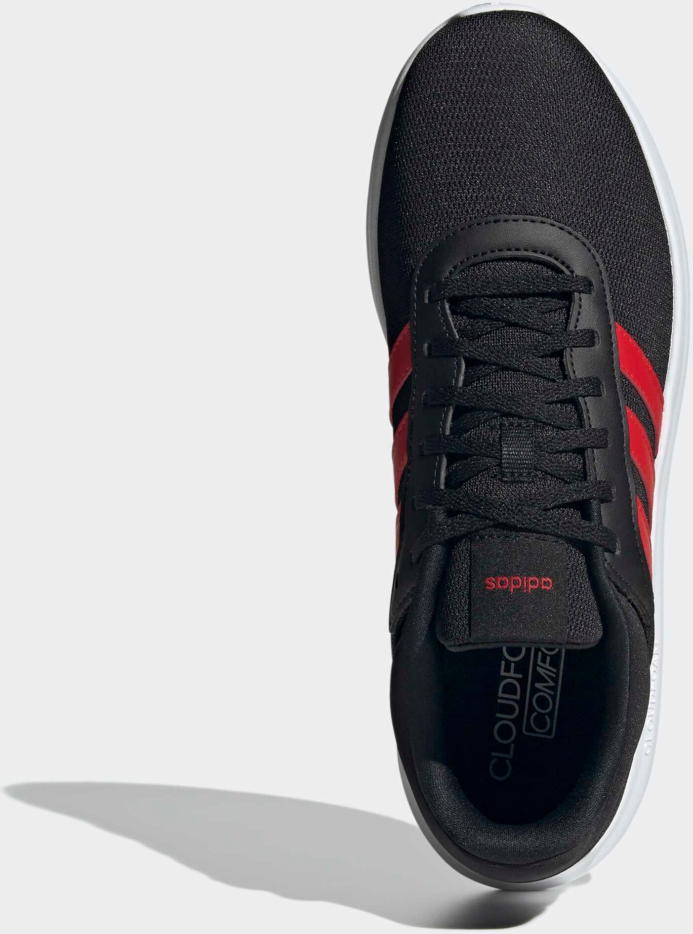 Sneaker ADIDAS SPORTSWEAR "LITE RACER 4.0", Herren, Gr. 41, rot (core schwarz, better scarlet, better scarlet), Synthetik, Textil, Schuhe Sneaker core schwarz, better scarlet, better scarlet 41