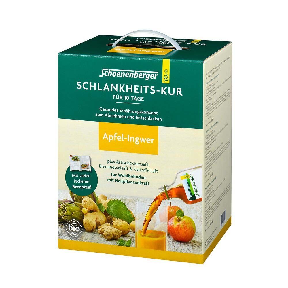 Schlankheitskur Apfel-Ingwer Bio Schoenenberger 1 St Saft