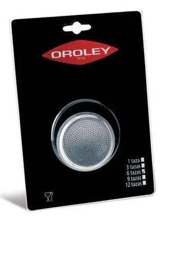 Filtro platillo Cafetera Oroley 1 taza