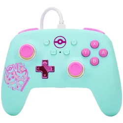 PowerA Verbesserter kabelgebundener PowerA-Controller für Nintendo Switch - Pokémon: Sweet Friends (Switch), Gaming Controller, Mehrfarbig