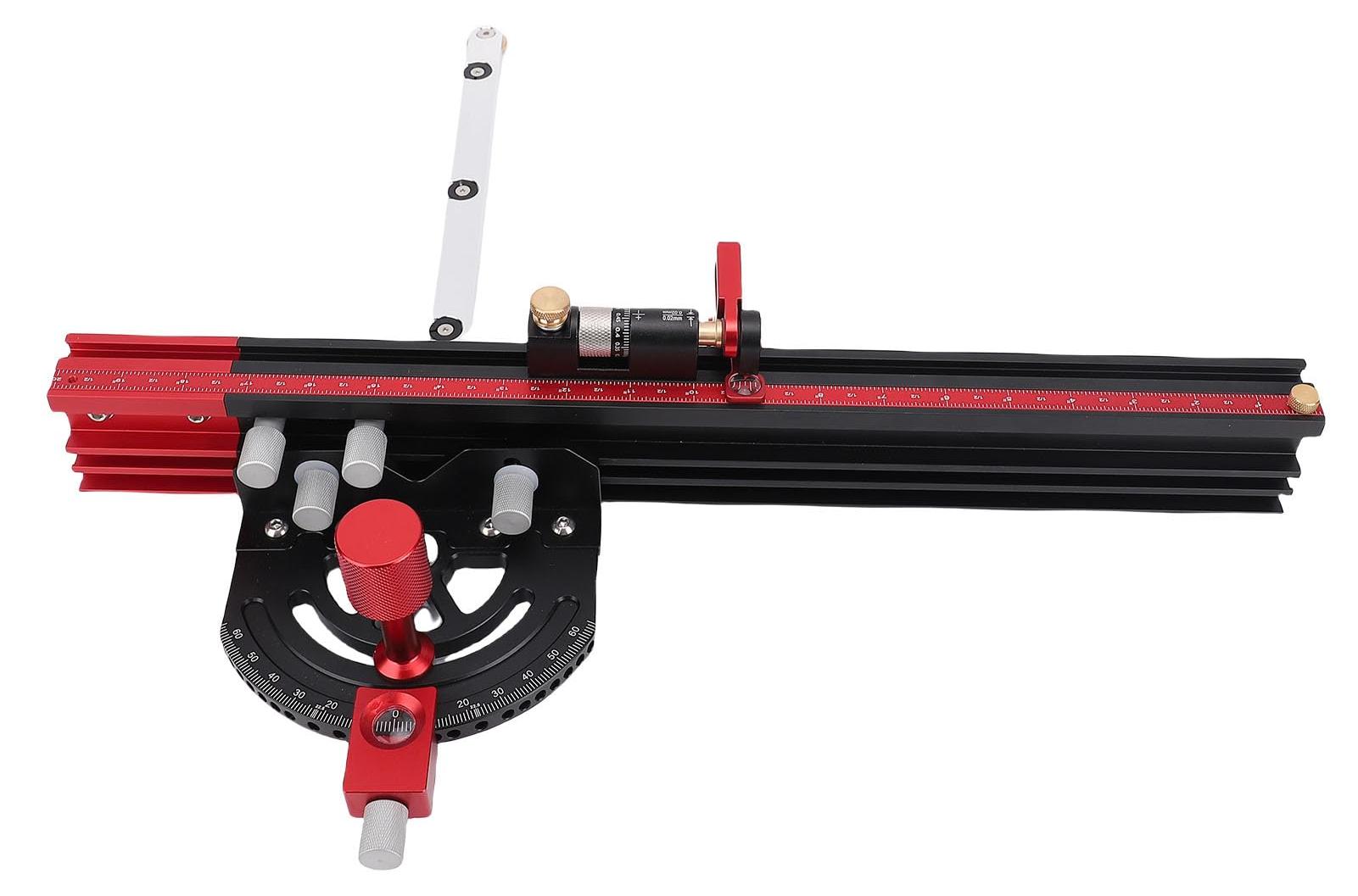 Tischkreissägen-Aufsatz mit 13 Winkelanschlägen, 91 cm (36 Zoll) verstellbarer Führungstisch