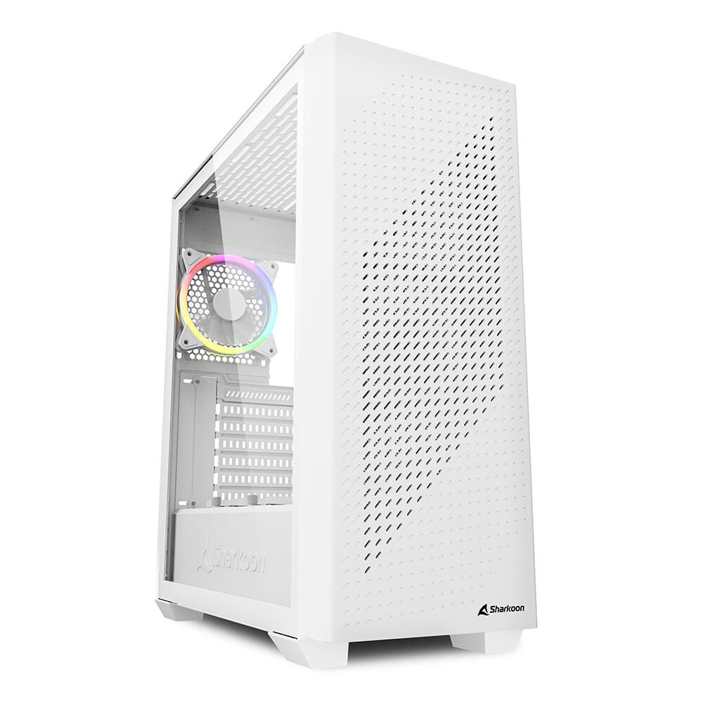 Sharkoon PC Gehäuse VS9 RGB White ATX weiß 4044951039128