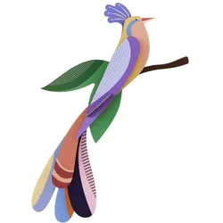WANDSKULPTUR Bunt 5/20,5 cm