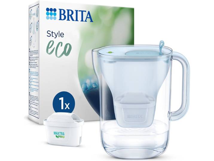 Brita Style Eco - Waterfilterkan - 2\,4L - Blauw