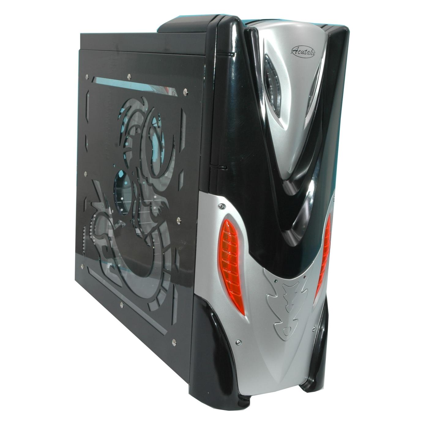 Acutake ACU-ALIEN / Midi Tower / Transparent / Black (ATX, mATX, Mini-ITX) (ACU-ALIEN)