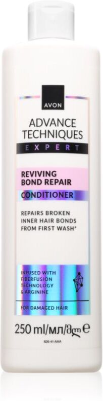 Avon Advance Techniques Reviving Bond Repair après-shampoing pour cheveux fins et abîmés 250 ml