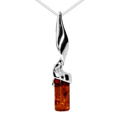 Kette mit Anhänger OSTSEE-SCHMUCK "Ostsee-Schmuck Kette mit Anhänger Ella Kette mit Anhänger Ella" Gr. 50, silber, Halsketten, Damen, 50cm, Silber 925 (Sterlingsilber), L: 40