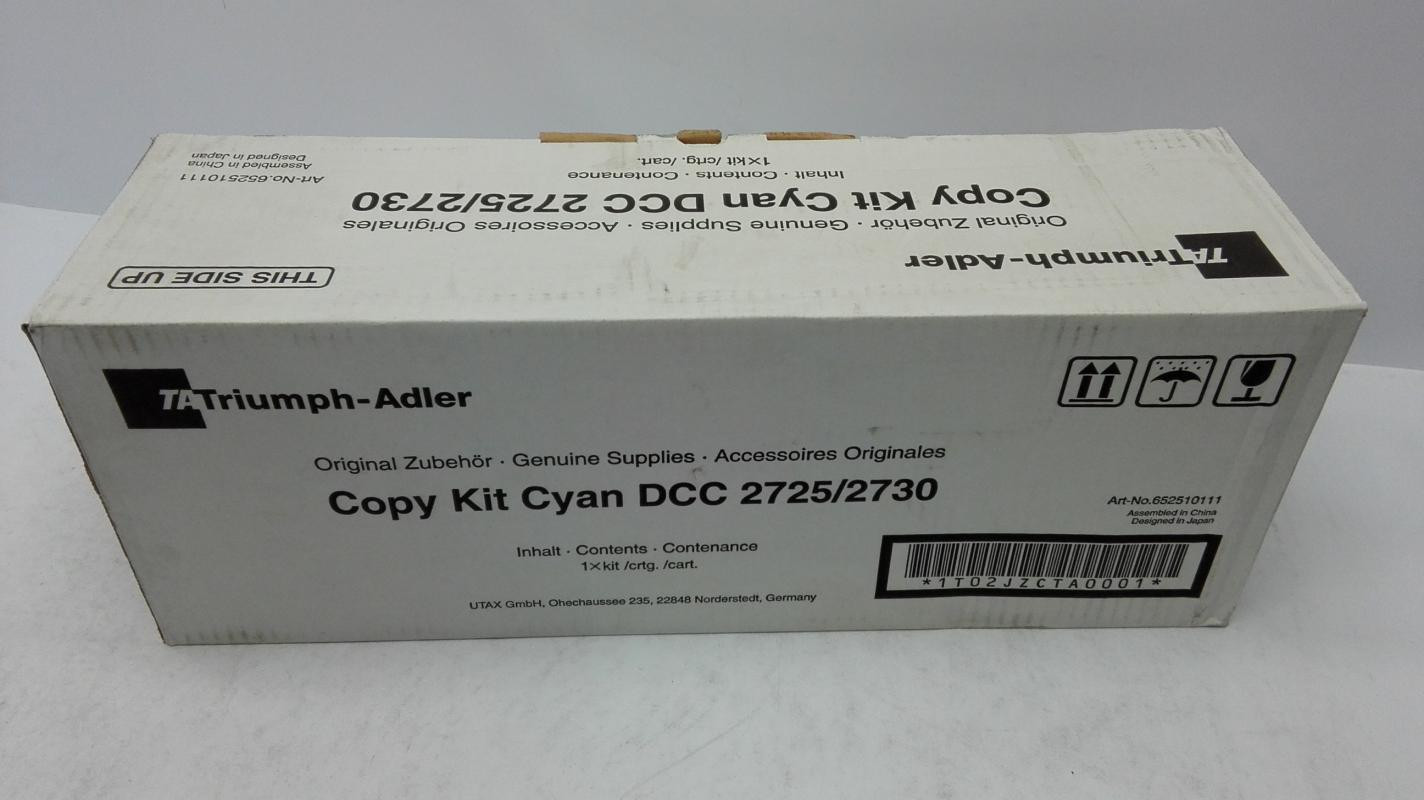 Triumph-Adler tonercartridge cyaan voor de Triumph-Adler DCC 2725