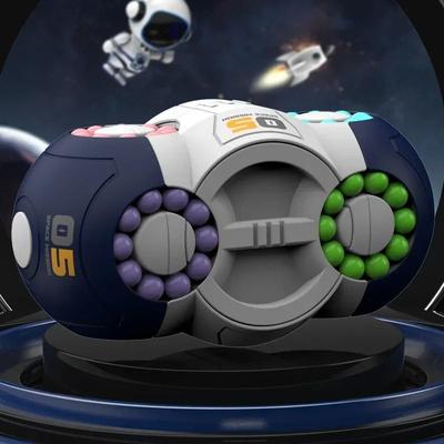 Uplift Picks Magic Bean Cube Rotating Brain Teaser Finger Fidget Toy blue (d)