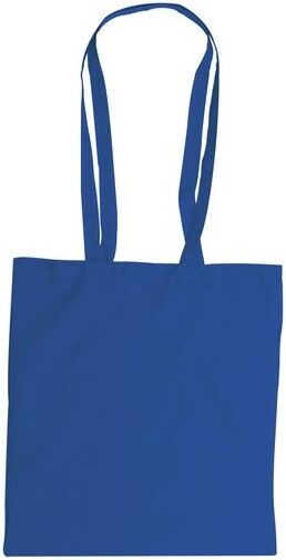 Parapluie publicitaire sac shopping coton bleu cobalt