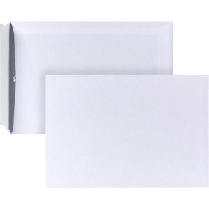 Posthorn Versandtaschen weiß, C5, ohne Fenster, haftklebend, aus Papier, 500 Stück